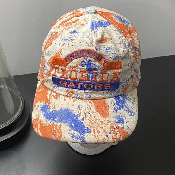 Vintage 90s Florida Gators Hat NCAA Logo Team Snapback Cap Tie Dye Usa - Picture 1 of 7